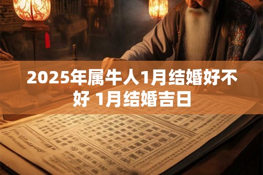 2026年属牛人1月结婚好不好 1月结婚吉日