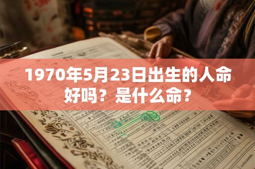 1970年5月23日出生的人命好吗？是什么命？