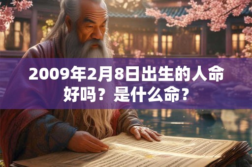 2009年2月8日出生的人命好吗？是什么命？
