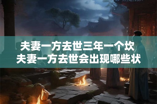 夫妻一方去世三年一个坎 夫妻一方去世会出现哪些状况 夫妻一方去世三年一个坎 夫妻一方去世会出现哪些状况