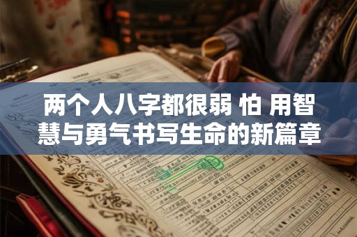 两个人八字都很弱 怕 用智慧与勇气书写生命的新篇章