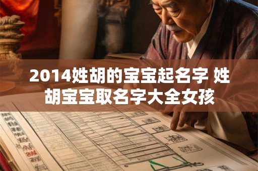 2014姓胡的宝宝起名字 姓胡宝宝取名字大全女孩