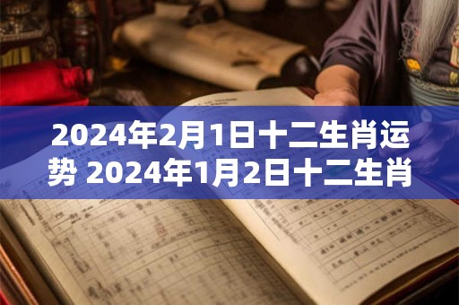 2024年2月1日十二生肖运势 2024年1月2日十二生肖运势解析