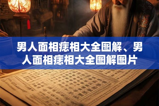 男人面相痣相大全图解、男人面相痣相大全图解图片