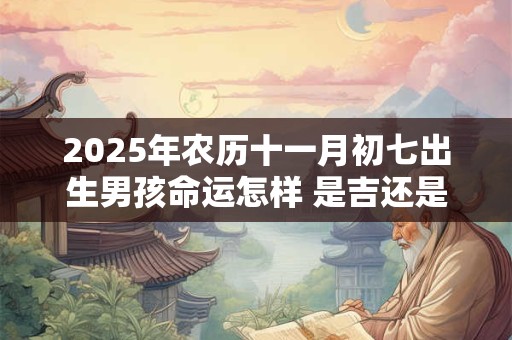 2025年农历十一月初七出生男孩命运怎样 是吉还是凶