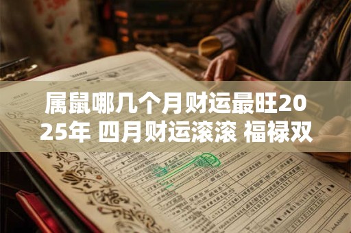 详细阅读:属鼠哪几个月财运最旺2025年 四月财运滚滚 福禄双收 属鼠哪几个月财运最旺2025年 四月财运滚滚 福禄双收