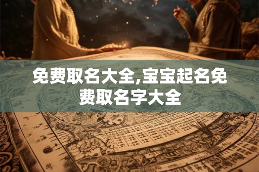 免费取名大全,宝宝起名免费取名字大全