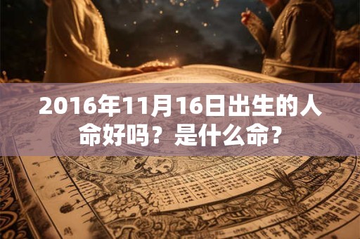 2016年11月16日出生的人命好吗？是什么命？