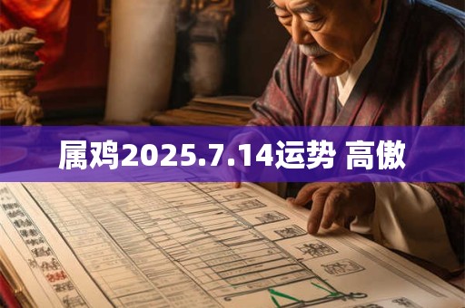 属鸡2025.7.14运势 高傲