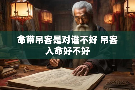 命带吊客是对谁不好 吊客入命好不好