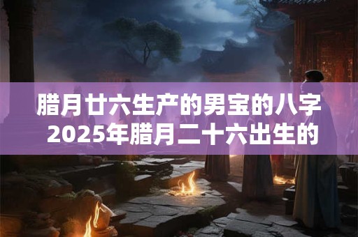 腊月廿六生产的男宝的八字 2025年腊月二十六出生的宝宝好不好