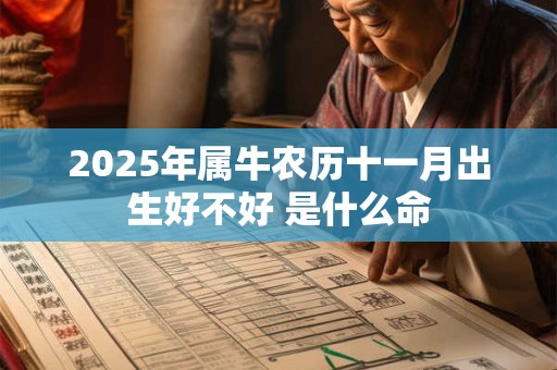 2025年属牛农历十一月出生好不好 是什么命
