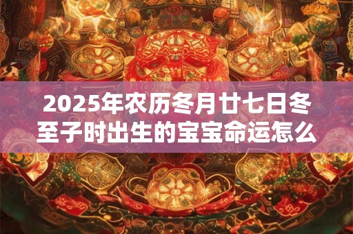 2025年农历冬月廿七日冬至子时出生的宝宝命运怎么样