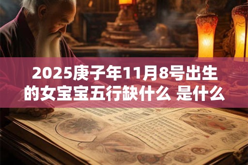 2025庚子年11月8号出生的女宝宝五行缺什么 是什么命
