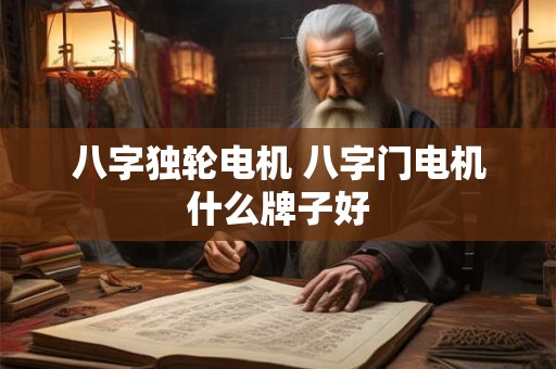 八字独轮电机 八字门电机什么牌子好