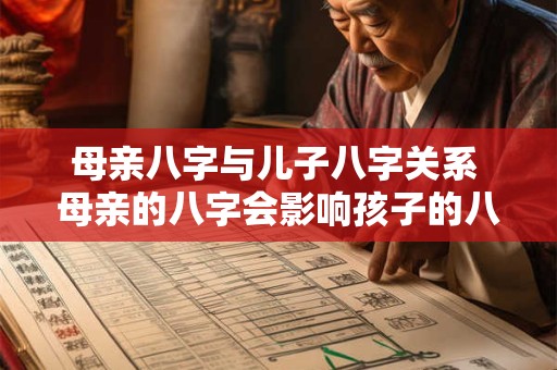 母亲八字与儿子八字关系 母亲的八字会影响孩子的八字吗