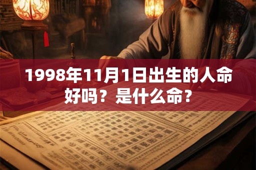 1998年11月1日出生的人命好吗？是什么命？