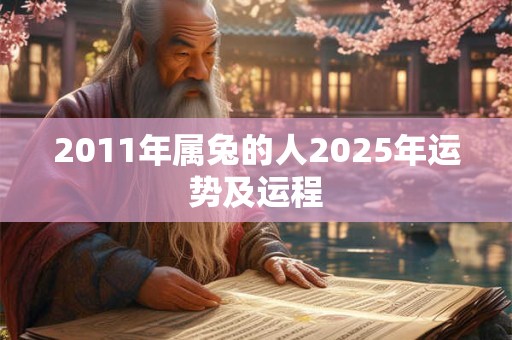 2011年属兔的人2025年运势及运程