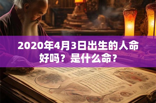 2020年4月3日出生的人命好吗？是什么命？