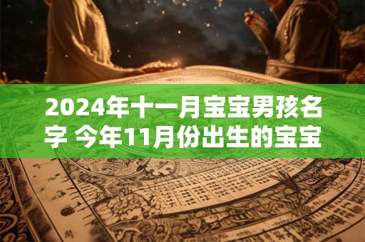 2024年十一月宝宝男孩名字 今年11月份出生的宝宝名字大全