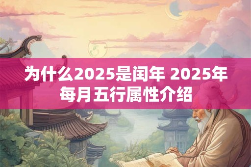 为什么2025是闰年 2025年每月五行属性介绍