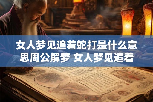 女人梦见追着蛇打是什么意思周公解梦 女人梦见追着蛇打是什么意思