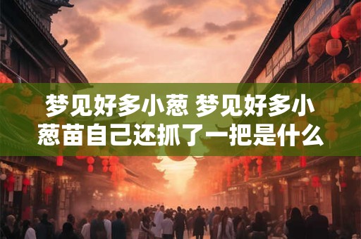 梦见好多小葱 梦见好多小葱苗自己还抓了一把是什么意思