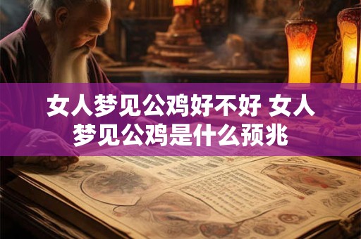 女人梦见公鸡好不好 女人梦见公鸡是什么预兆