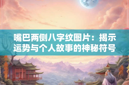 嘴巴两侧八字纹图片:揭示运势与个人故事的神秘符号 嘴巴两侧八字纹图片:揭示运势与个人故事的神秘符号