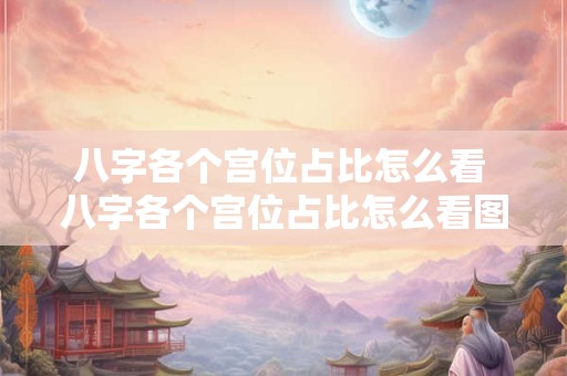 八字各个宫位占比怎么看 八字各个宫位占比怎么看图解
