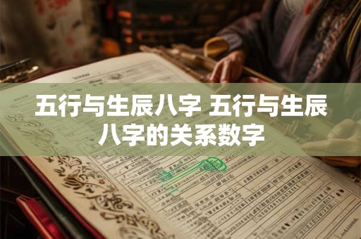 五行与生辰八字 五行与生辰八字的关系数字