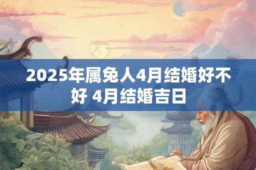 2025年属兔人4月结婚好不好 4月结婚吉日