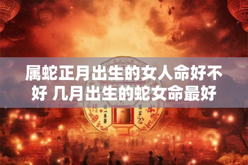 属蛇正月出生的女人命好不好 几月出生的蛇女命最好