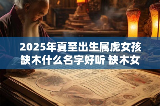 2025年夏至出生属虎女孩缺木什么名字好听 缺木女孩起名常用字