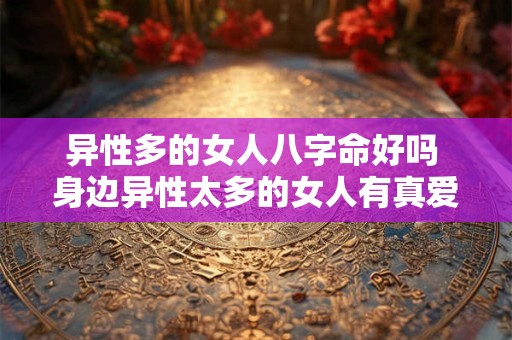 异性多的女人八字命好吗 身边异性太多的女人有真爱吗