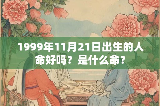 1999年11月21日出生的人命好吗？是什么命？