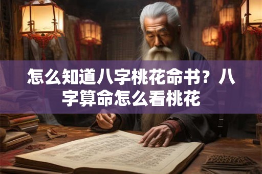 怎么知道八字桃花命书？八字算命怎么看桃花