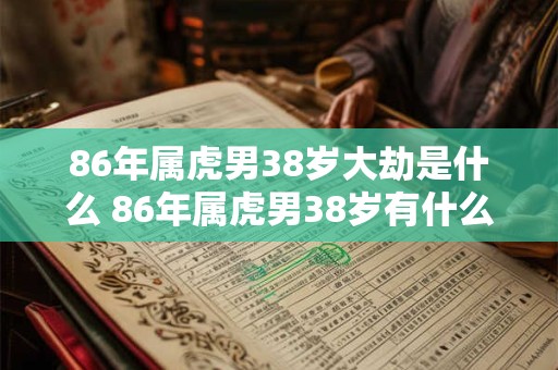 86年属虎男38岁大劫是什么 86年属虎男38岁有什么劫难