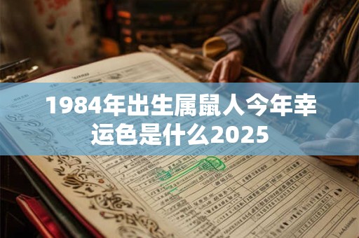 详细阅读:1984年出生属鼠人今年幸运色是什么2025 1984年出生属鼠人今年幸运色是什么2025
