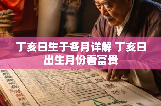 丁亥日生于各月详解 丁亥日出生月份看富贵