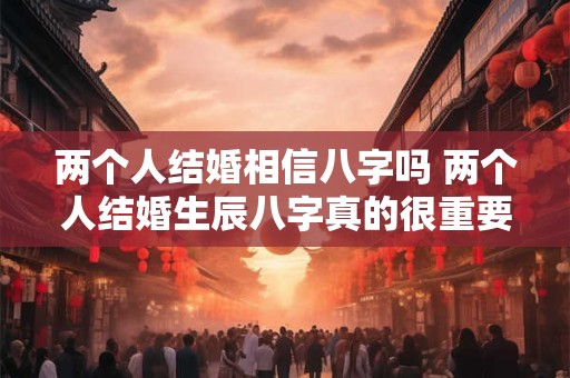 两个人结婚相信八字吗 两个人结婚生辰八字真的很重要吗