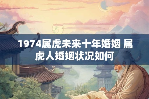 1974属虎未来十年婚姻 属虎人婚姻状况如何 1974属虎未来十年婚姻 属虎人婚姻状况如何