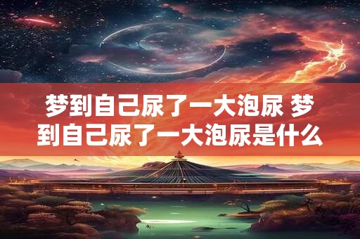 梦到自己尿了一大泡尿 梦到自己尿了一大泡尿是什么意思
