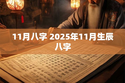 11月八字 2025年11月生辰八字