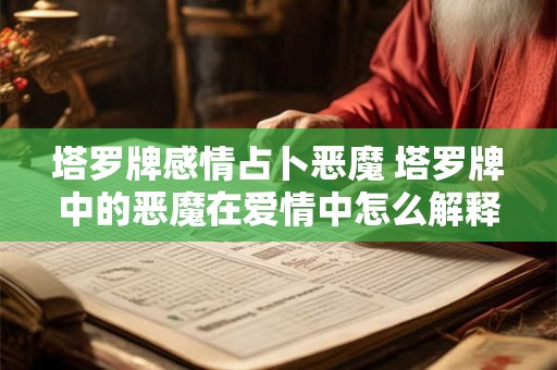 塔罗牌感情占卜恶魔 塔罗牌中的恶魔在爱情中怎么解释