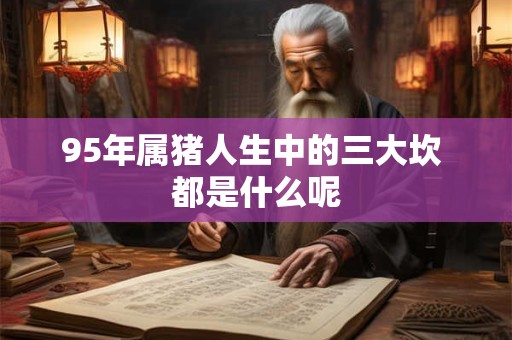 95年属猪人生中的三大坎 都是什么呢