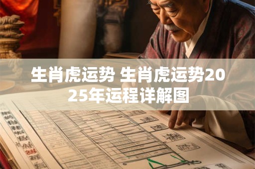 生肖虎运势 生肖虎运势2025年运程详解图