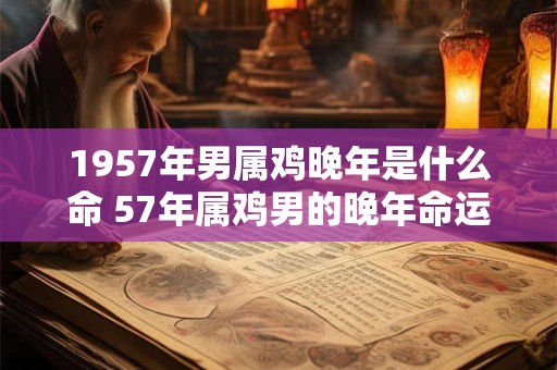 1957年男属鸡晚年是什么命 57年属鸡男的晚年命运如何