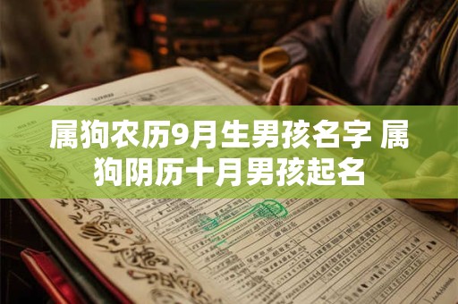 属狗农历9月生男孩名字 属狗阴历十月男孩起名