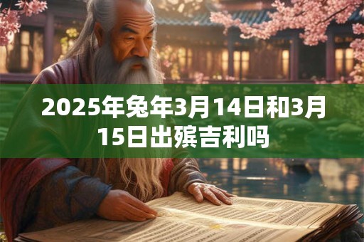 2025年兔年3月14日和3月15日出殡吉利吗